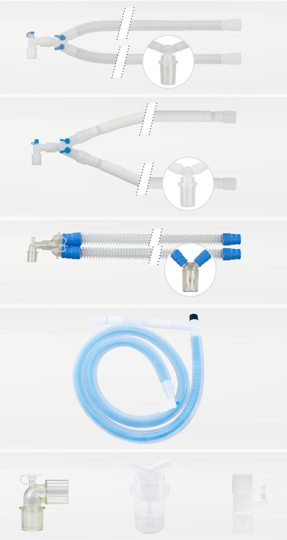 Ventilation Tubing Systems and Individual Components