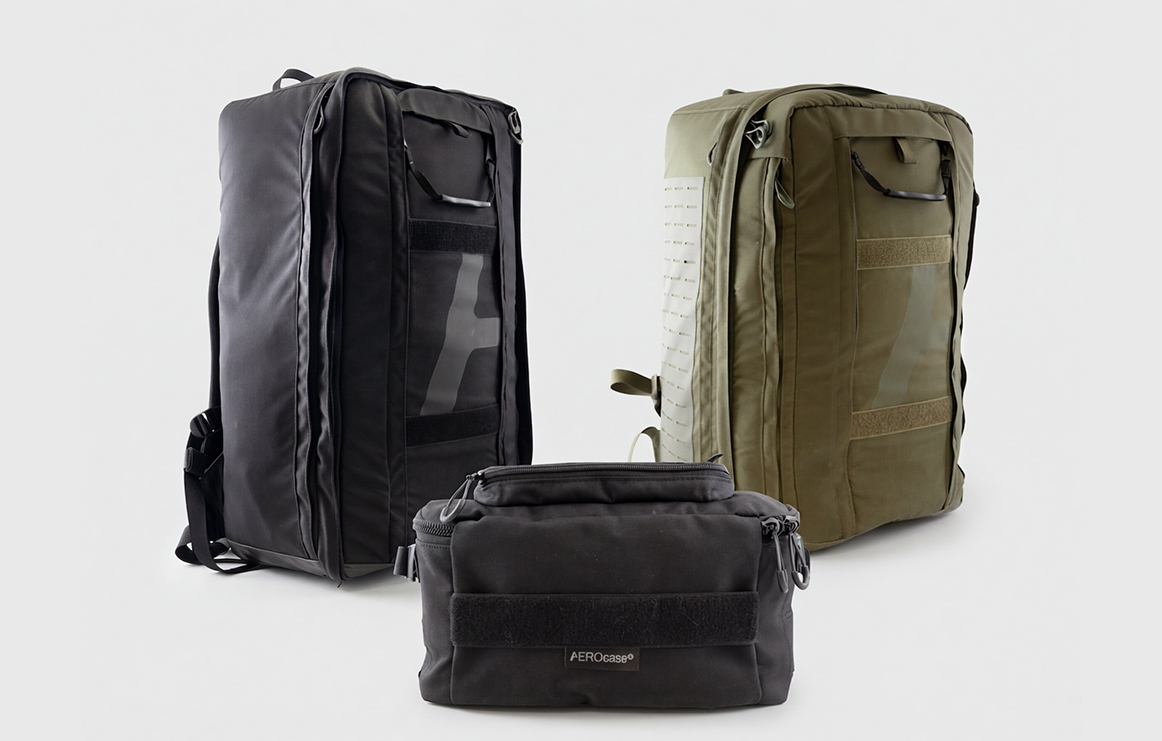 New Products AEROtube® – Tactical Backpacks and Bags Inhalte