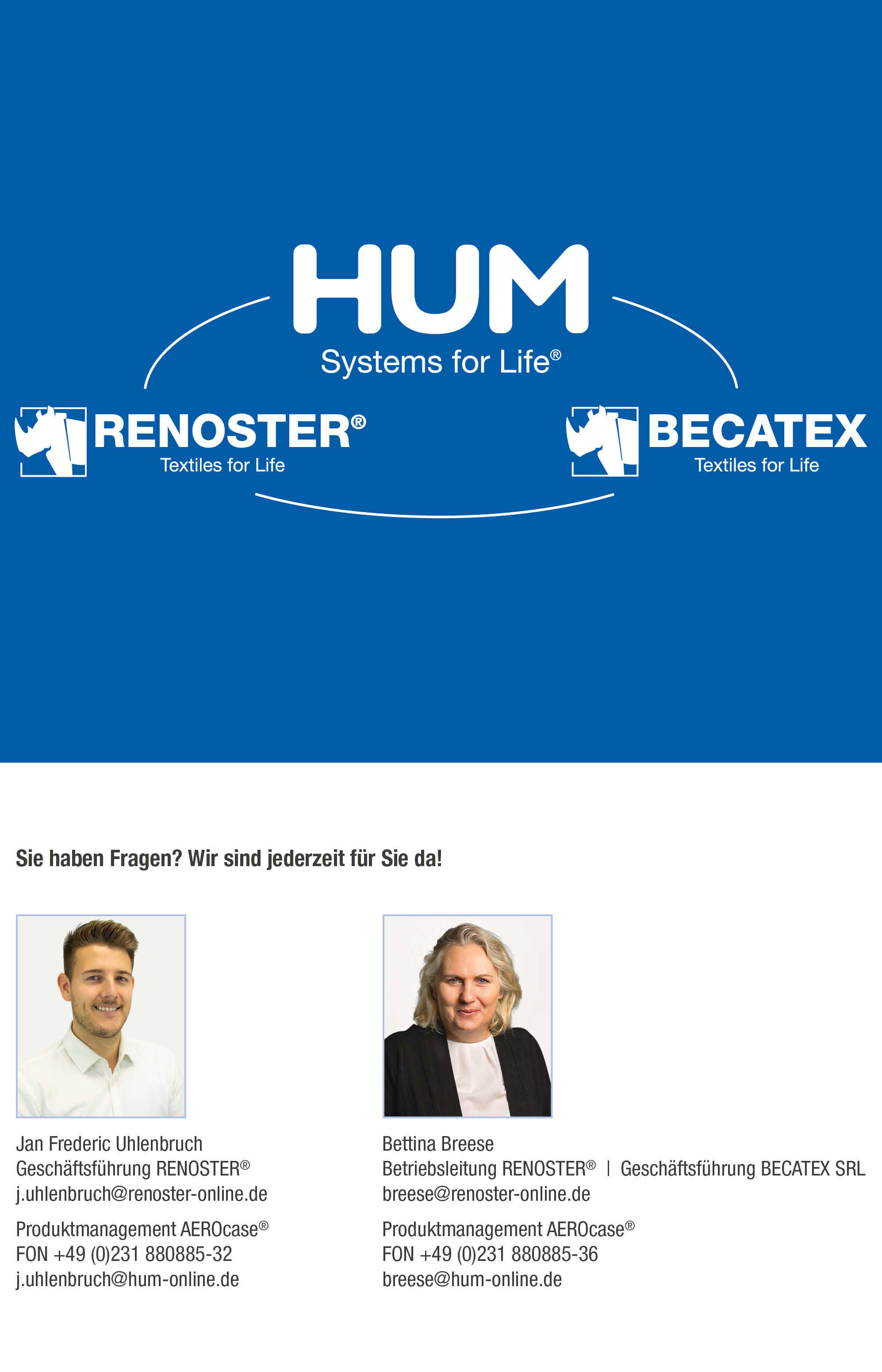 HUM GmbH wächst weiter – RENOSTER® ist da! Optimierte Prozesse für unsere AEROcase® – Bags