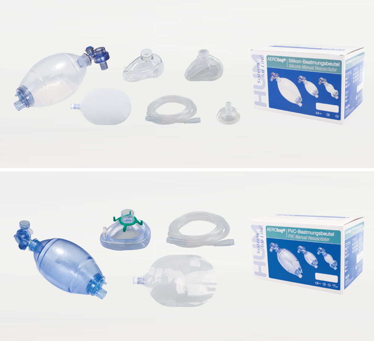 AERObag® BT1 Notfall Beatmungstuch wie Taschenmaske Beatmungsmaske
