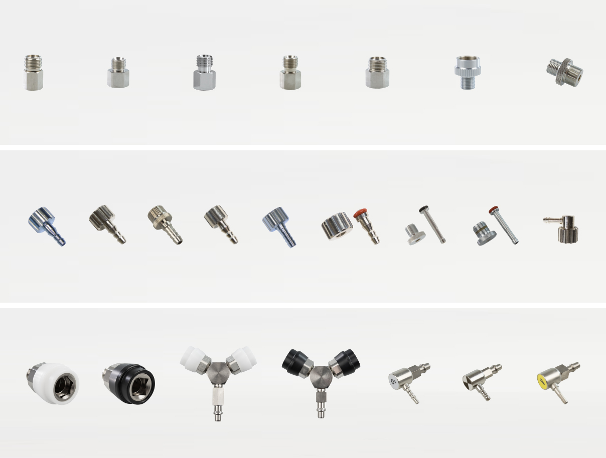 Adapters  |  Tubing Connectors  |  Couplings and Plugs